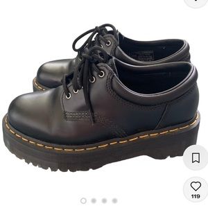 Doc marten 8053 leather platform shoes